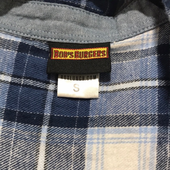 Blue Bobs Burgers Flannel - Picture 5 of 5